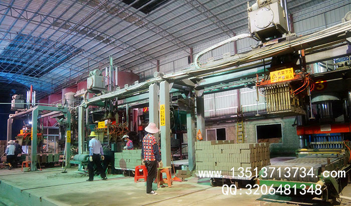 燒結(jié)磚生產(chǎn)現(xiàn)場